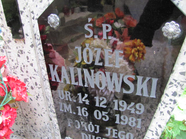 Józef Kalinowski 1949 Lubin - Grobonet - Wyszukiwarka osób pochowanych