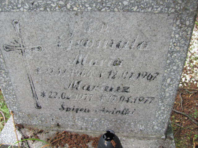 Maria Gromala 1966 Lubin - Grobonet - Wyszukiwarka osób pochowanych