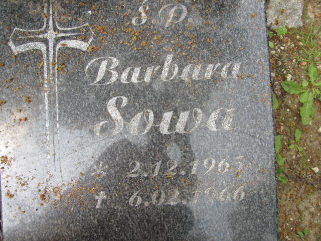 Barbara Sowa 1965 Lubin - Grobonet - Wyszukiwarka osób pochowanych