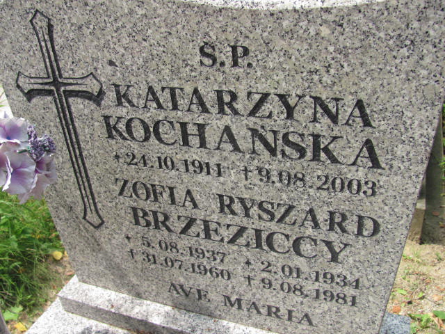 Zofia Brzezicka 1937 Lubin - Grobonet - Wyszukiwarka osób pochowanych