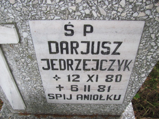 Dariusz Jędrzejczyk 1980 Lubin - Grobonet - Wyszukiwarka osób pochowanych