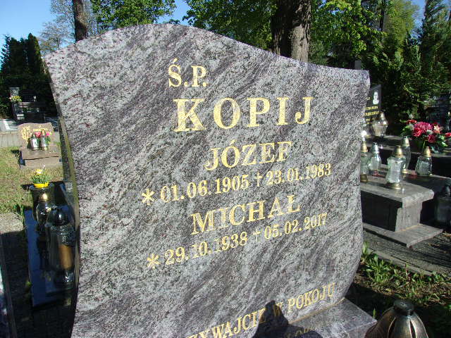 Michał Kopij 1938 Lubin - Grobonet - Wyszukiwarka osób pochowanych
