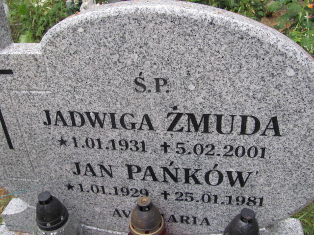 Jadwiga Żmuda 1931 Lubin - Grobonet - Wyszukiwarka osób pochowanych