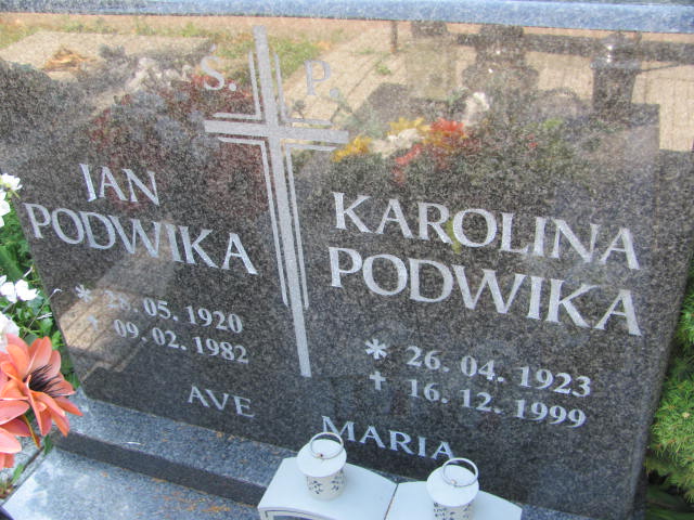 Karolina Podwika 1923 Lubin - Grobonet - Wyszukiwarka osób pochowanych