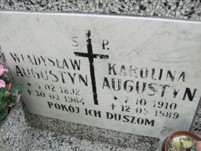 Władysław Augustyn 1892 Lubin - Grobonet - Wyszukiwarka osób pochowanych