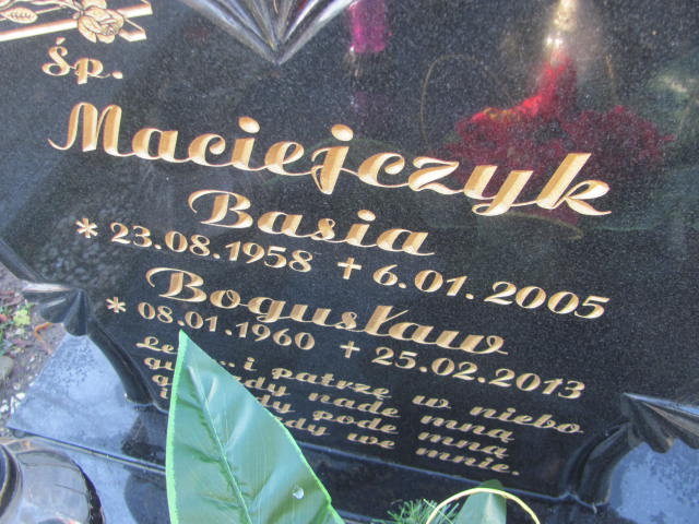 Barbara Maciejczyk 1958 Lubin - Grobonet - Wyszukiwarka osób pochowanych