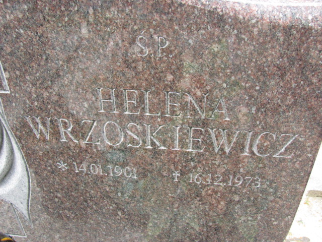 Helena Wrzoskiewicz 1901 Lubin - Grobonet - Wyszukiwarka osób pochowanych