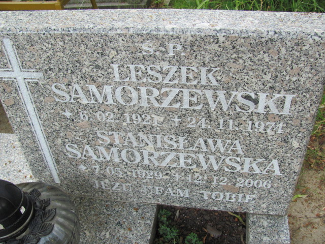 Leszek Samorzewski 1921 Lubin - Grobonet - Wyszukiwarka osób pochowanych