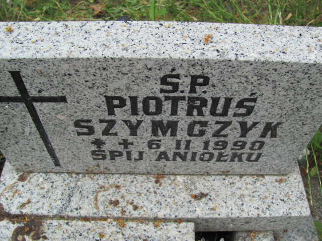 Piotr Szymczyk 1990 Lubin - Grobonet - Wyszukiwarka osób pochowanych