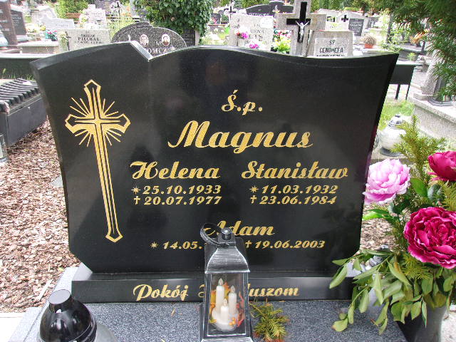 Stanisław Magnus 1932 Lubin - Grobonet - Wyszukiwarka osób pochowanych