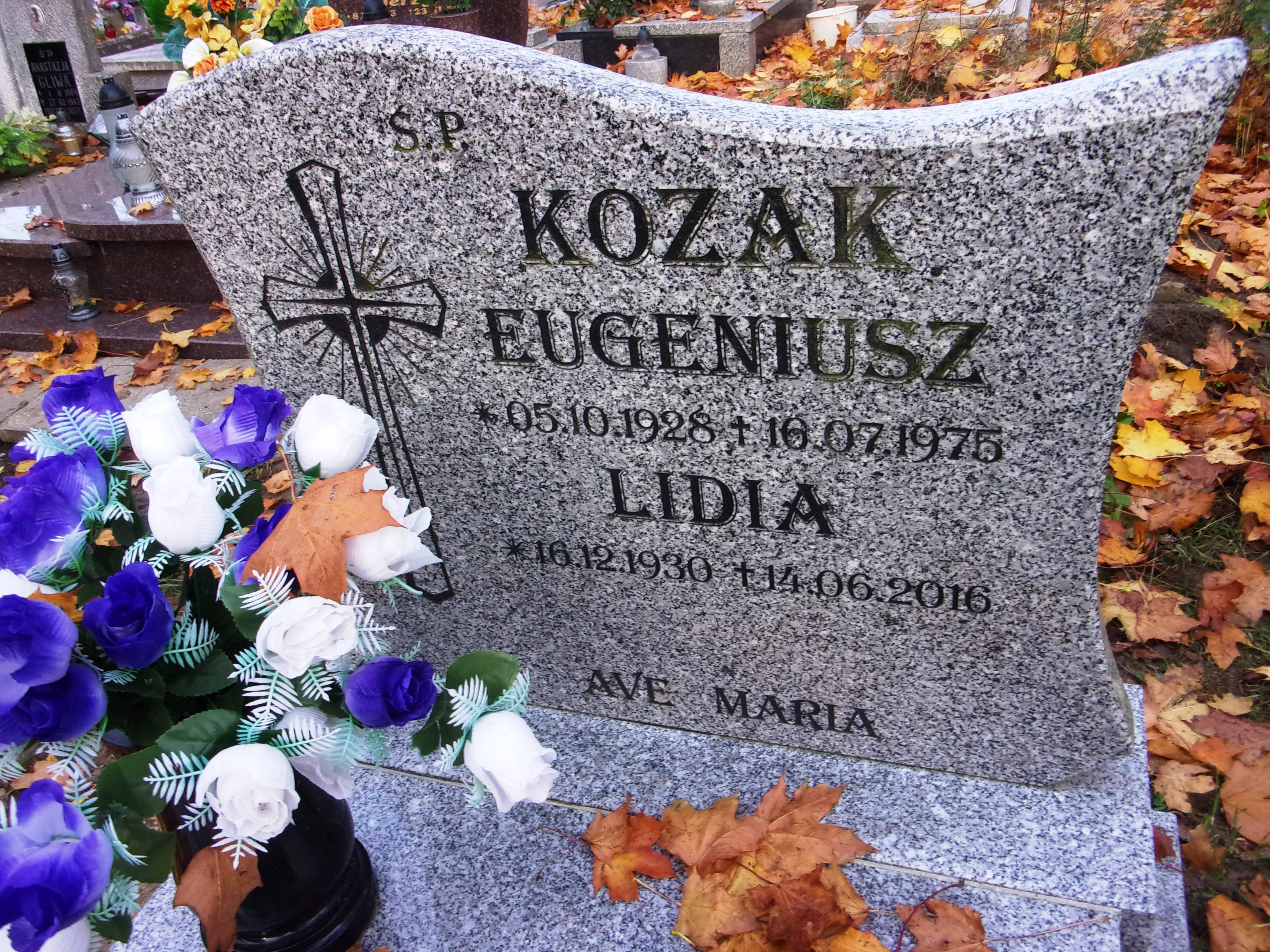 Lidia Kozak 1930 Lubin - Grobonet - Wyszukiwarka osób pochowanych
