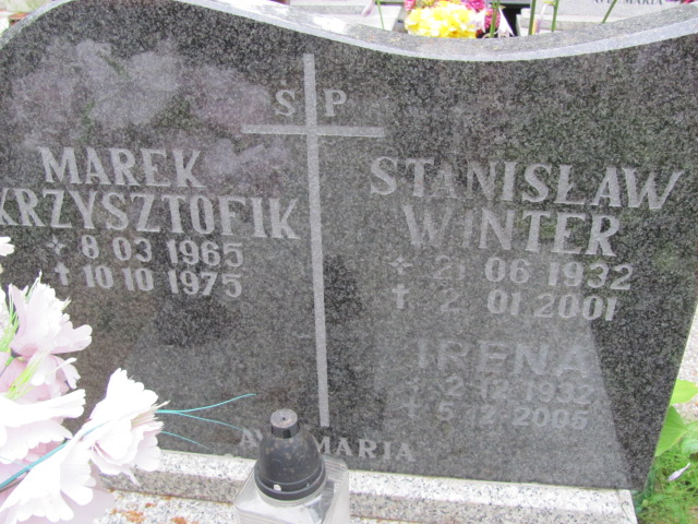 Marek Krzysztofik 1965 Lubin - Grobonet - Wyszukiwarka osób pochowanych