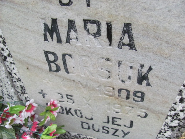 Maria Borsuk 1909 Lubin - Grobonet - Wyszukiwarka osób pochowanych