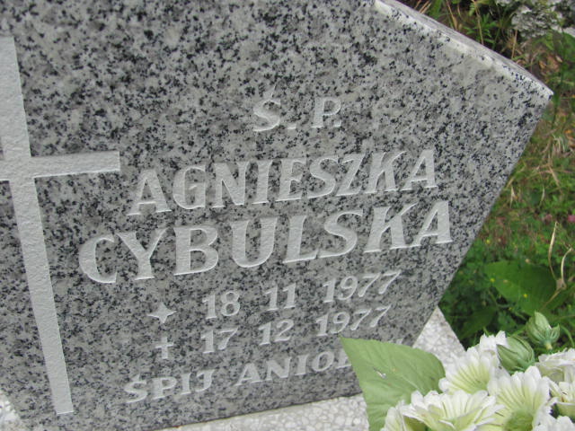 Agnieszka Cybulska 1977 Lubin - Grobonet - Wyszukiwarka osób pochowanych