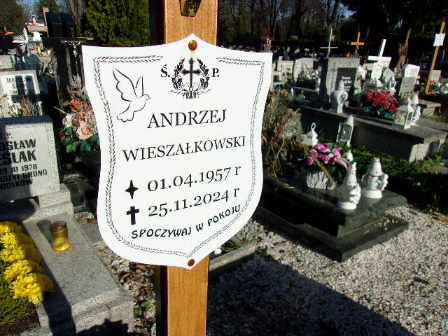 Andrzej Wieszałkowski 1957 Lubin - Grobonet - Wyszukiwarka osób pochowanych