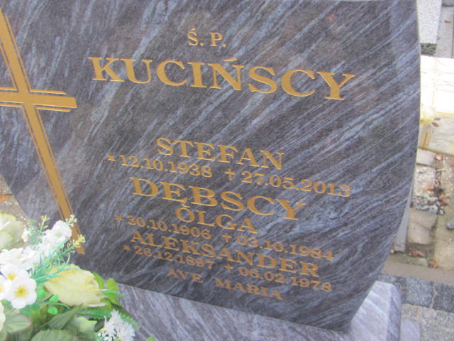 Aleksander Dębski 1897 Lubin - Grobonet - Wyszukiwarka osób pochowanych