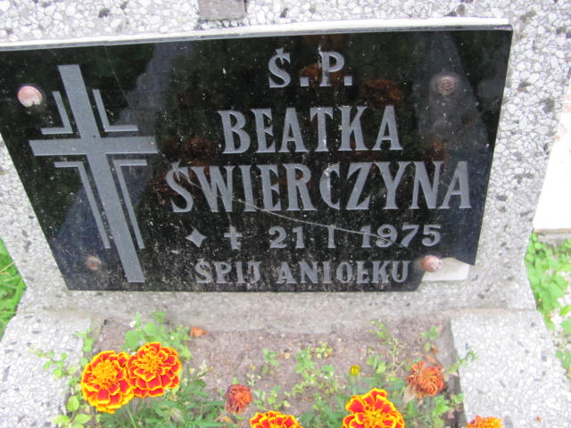 Beata Świerczyna 1975 Lubin - Grobonet - Wyszukiwarka osób pochowanych