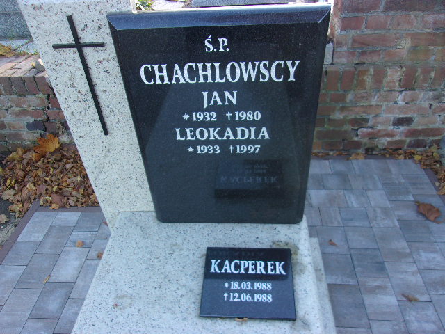 Leokadia Chachlowska 1933 Lubin - Grobonet - Wyszukiwarka osób pochowanych