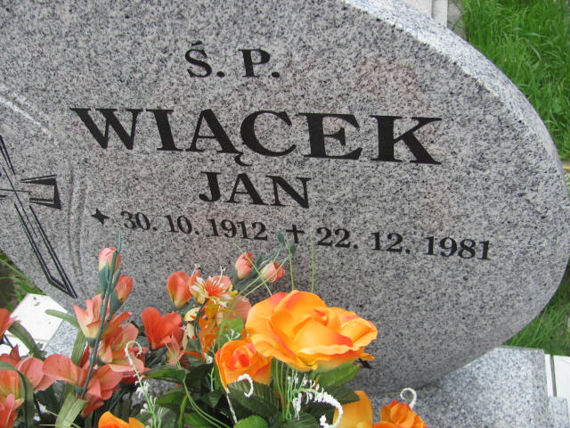 Jan Wiącek 1912 Lubin - Grobonet - Wyszukiwarka osób pochowanych