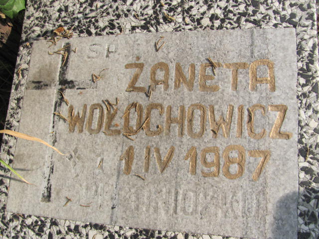 Żaneta Wołochowicz 1987 Lubin - Grobonet - Wyszukiwarka osób pochowanych