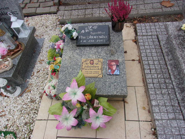 Grób Zdzisław Paczkowski