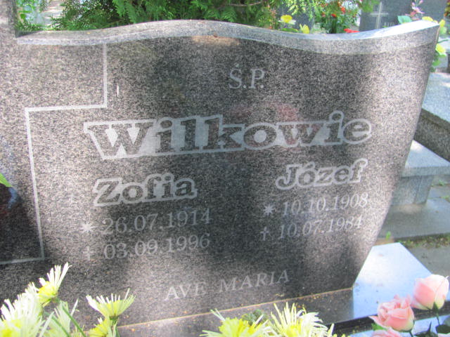 Józef Wilk 1908 Lubin - Grobonet - Wyszukiwarka osób pochowanych
