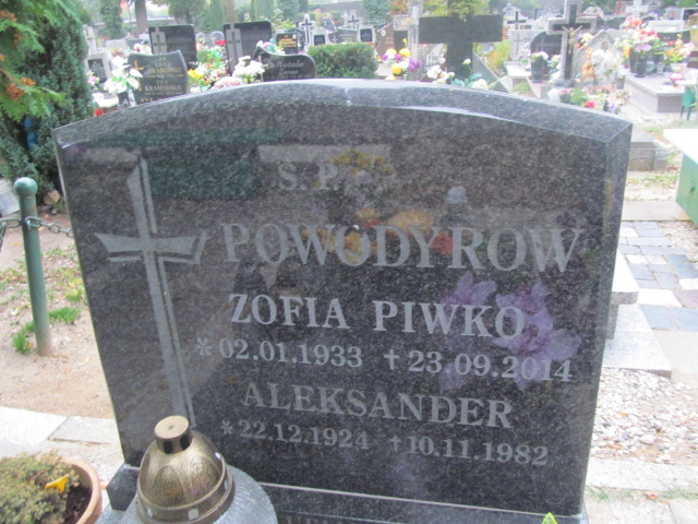 Aleksander Powodyrow 1924 Lubin - Grobonet - Wyszukiwarka osób pochowanych