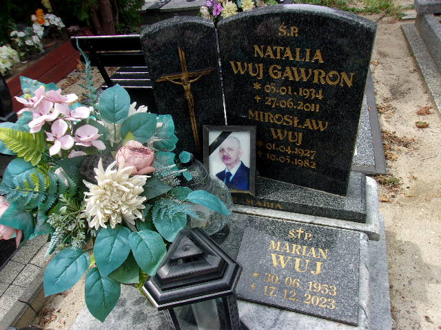 Marian Wuj 1953 Lubin - Grobonet - Wyszukiwarka osób pochowanych