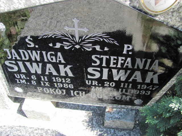 Jadwiga Siwak 1912 Lubin - Grobonet - Wyszukiwarka osób pochowanych