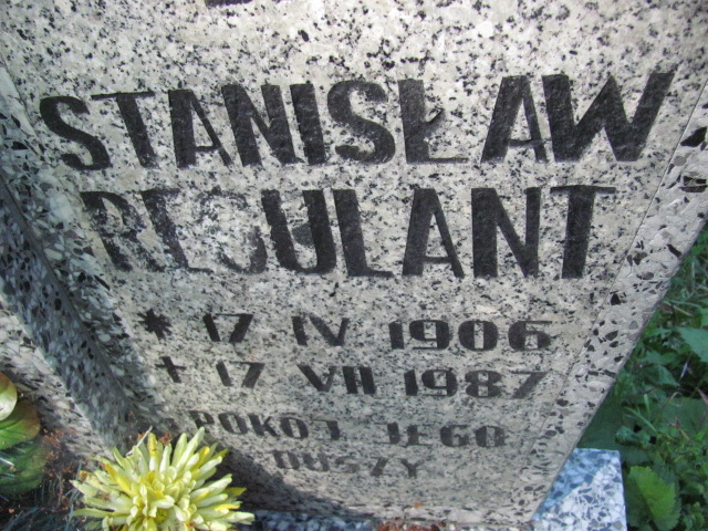 Stanisław Regulant 1906 Lubin - Grobonet - Wyszukiwarka osób pochowanych