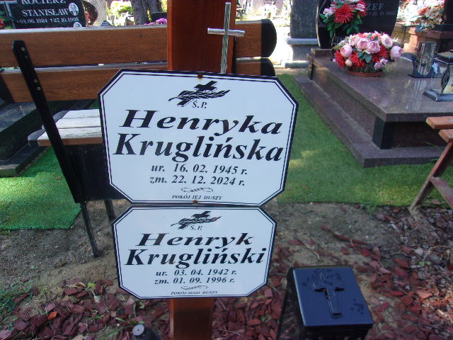Henryka Kruglińska 1945 Lubin - Grobonet - Wyszukiwarka osób pochowanych