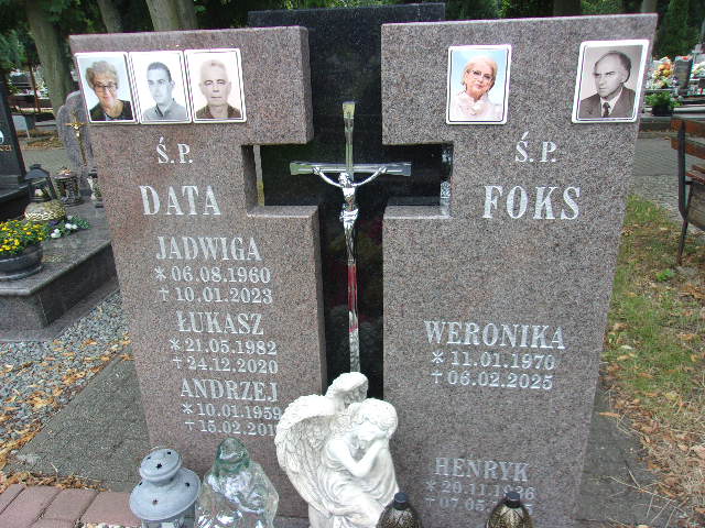 Weronika Foks 1970 Lubin - Grobonet - Wyszukiwarka osób pochowanych