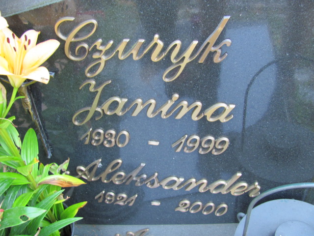 Aleksander Czuryk 1921 Lubin - Grobonet - Wyszukiwarka osób pochowanych