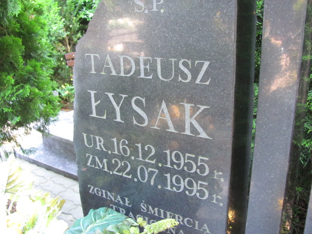 Tadeusz Łysak 1955 Lubin - Grobonet - Wyszukiwarka osób pochowanych