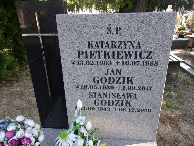 Katarzyna Pietkiewicz 1903 Lubin - Grobonet - Wyszukiwarka osób pochowanych