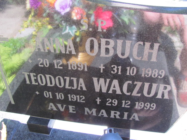 Szymon Waczur 1906 Lubin - Grobonet - Wyszukiwarka osób pochowanych