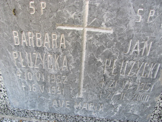 Barbara Płużycka 1952 Lubin - Grobonet - Wyszukiwarka osób pochowanych
