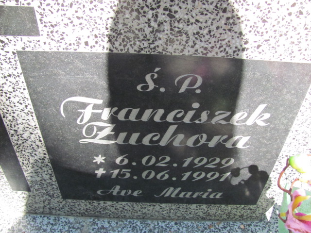 Franciszek Zuchora 1929 Lubin - Grobonet - Wyszukiwarka osób pochowanych