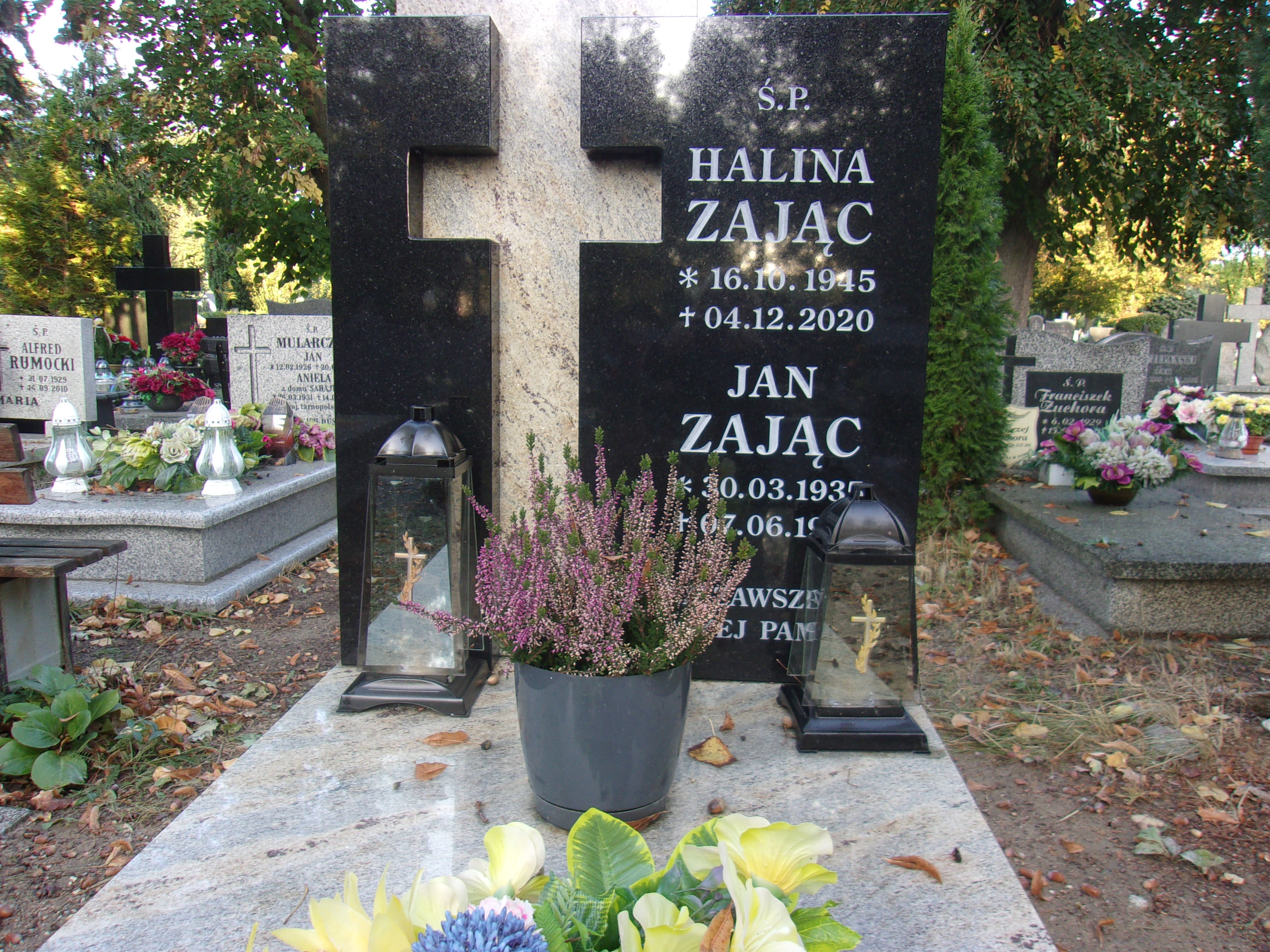 Halina Zając 1945 Lubin - Grobonet - Wyszukiwarka osób pochowanych