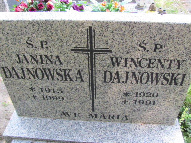 Janina Dajnowska 1915 Lubin - Grobonet - Wyszukiwarka osób pochowanych