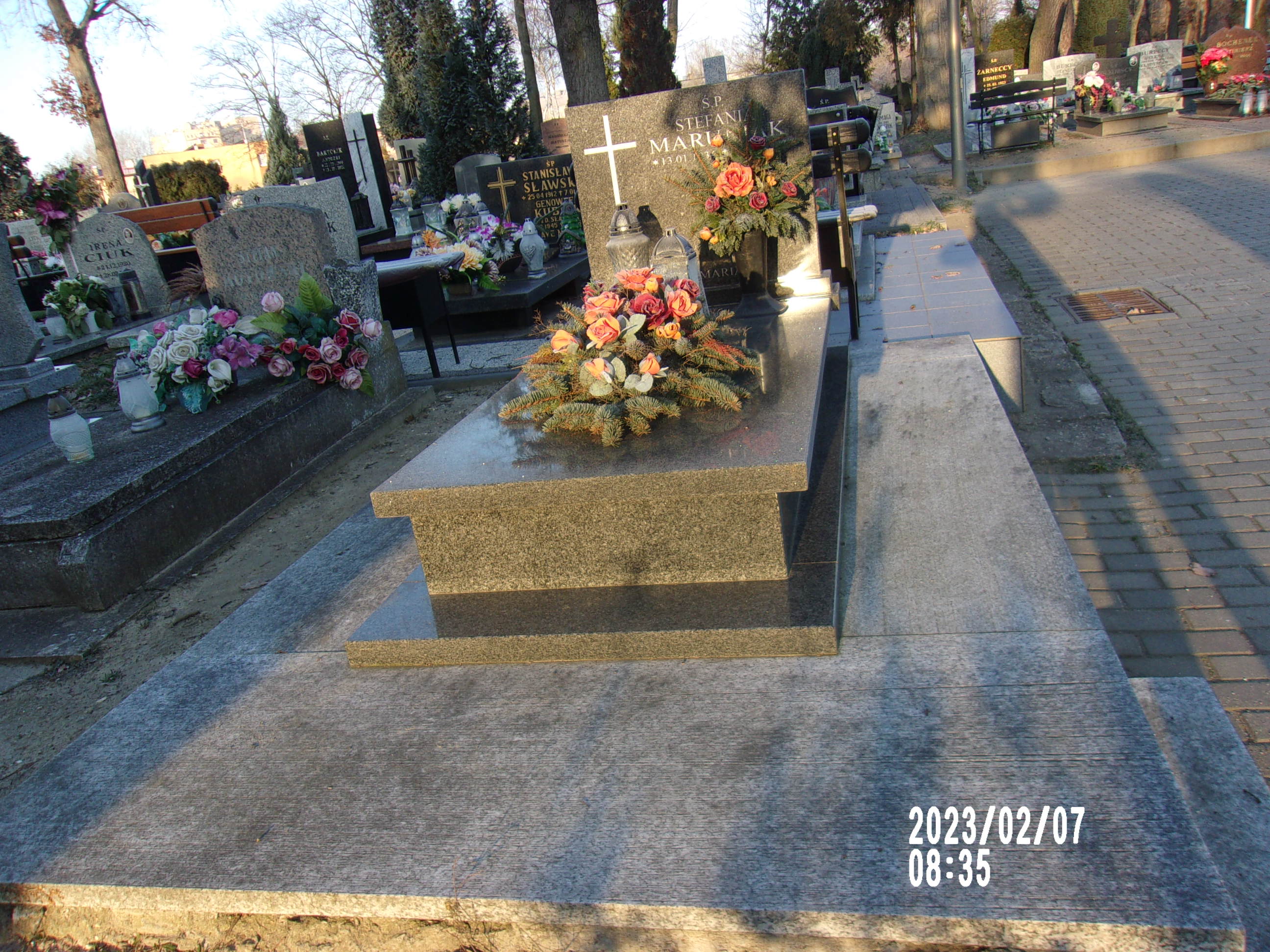 Grób Stefania Maruniak