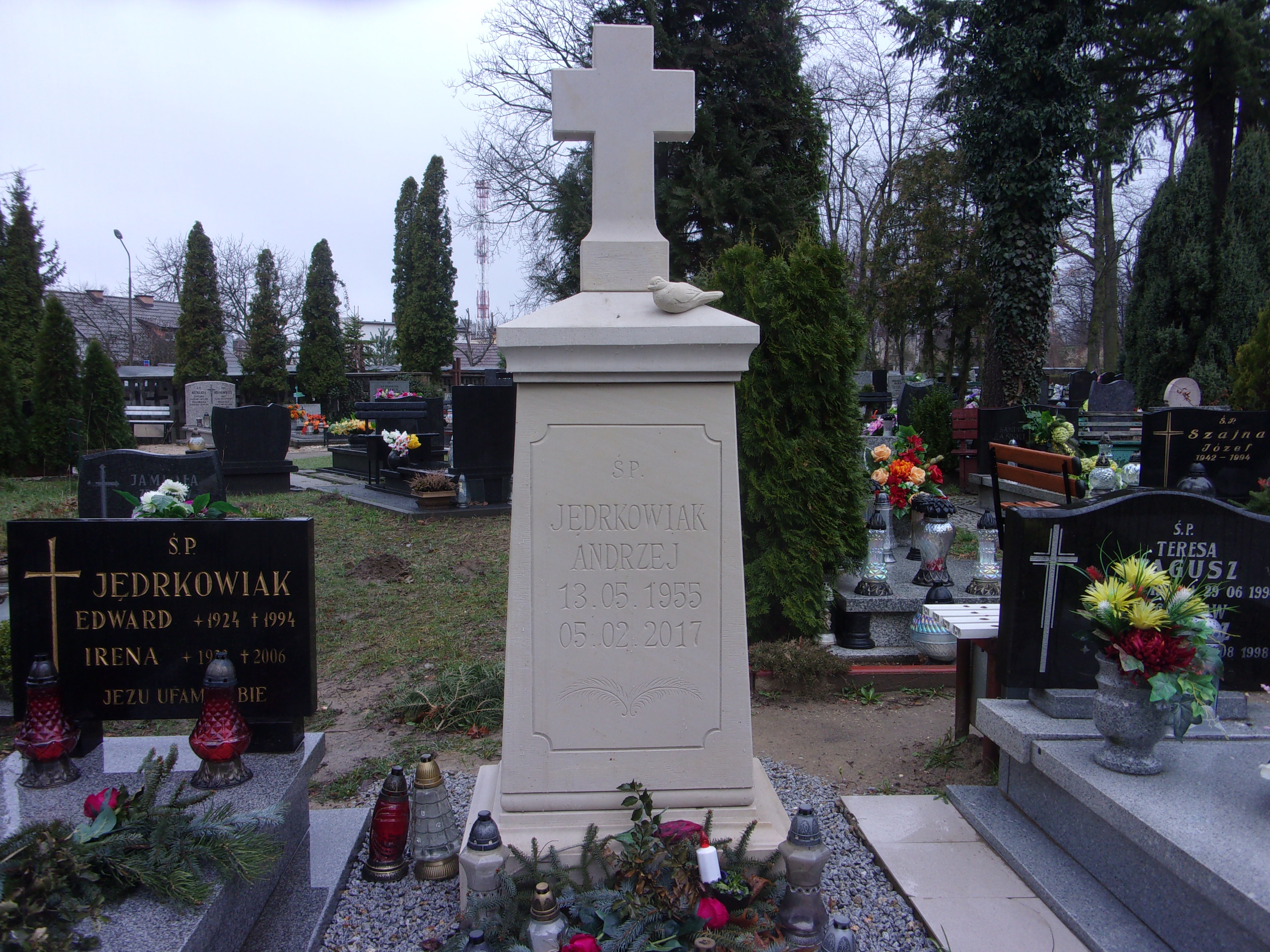 Andrzej Jędrkowiak 1955 Lubin - Grobonet - Wyszukiwarka osób pochowanych