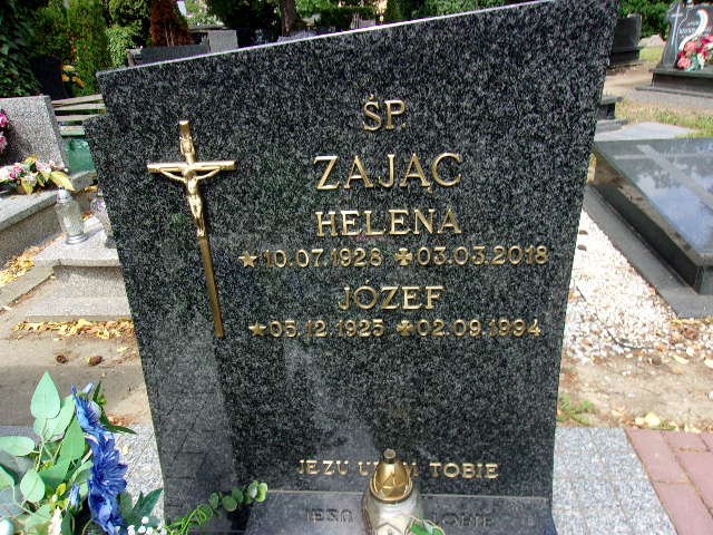 Helena Zając 1928 Lubin - Grobonet - Wyszukiwarka osób pochowanych