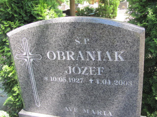 Cecylia Obraniak 1929 Lubin - Grobonet - Wyszukiwarka osób pochowanych