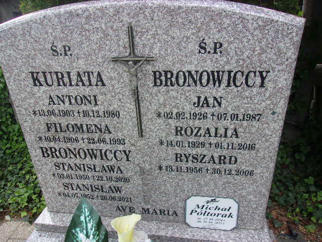 Michał Półtorak  1954 Lubin - Grobonet - Wyszukiwarka osób pochowanych