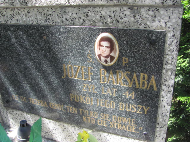 Józef Barsaba 1943 Lubin - Grobonet - Wyszukiwarka osób pochowanych