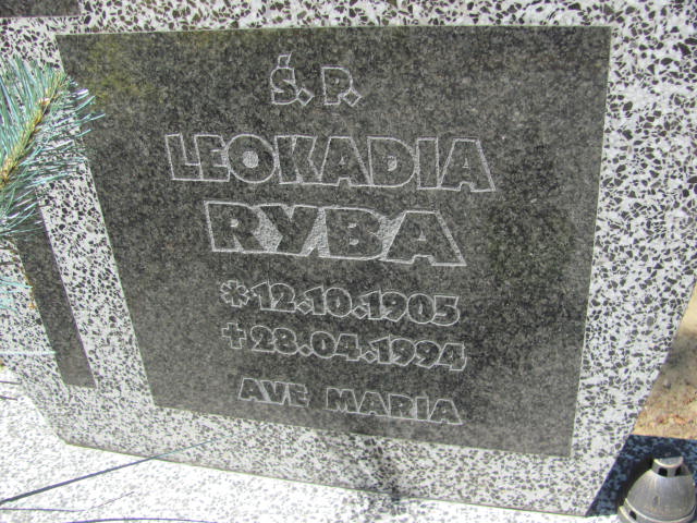 Leokadia Ryba 1905 Lubin - Grobonet - Wyszukiwarka osób pochowanych
