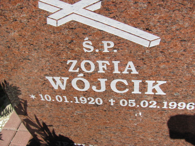 Zofia Wójcik 1920 Lubin - Grobonet - Wyszukiwarka osób pochowanych
