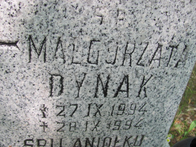 Małgorzata Dynak 1994 Lubin - Grobonet - Wyszukiwarka osób pochowanych