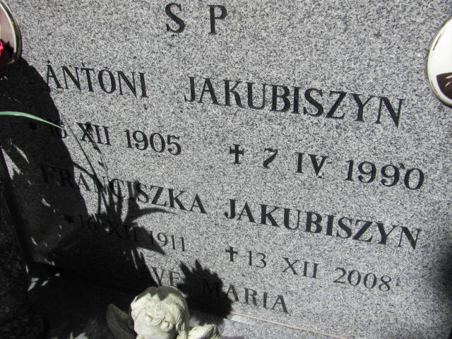 Antoni Jakubiszyn 1905 Lubin - Grobonet - Wyszukiwarka osób pochowanych